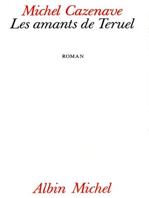 cover image of Les Amants de Téruel